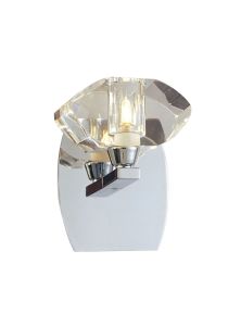 Alfa Wall Lamp Switched 1 Light G9, Polished Chrome