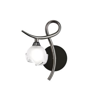 Fragma Wall Lamp Left Switched 1 Light G9, Black Chrome