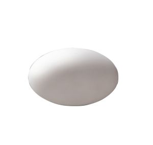 Huevo Oval Table Lamp 1 Light E27 Outdoor IP65, Opal White