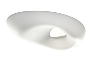 Huevo Ceiling 6 Light E27 Outdoor IP44, Polished Chrome / Opal White