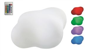 Eos Rechargeable Battery Operated Operated Table Lamp  2W LED RGB With Remote Control IP44, 90lm, Opal White, 2yrs Warranty
