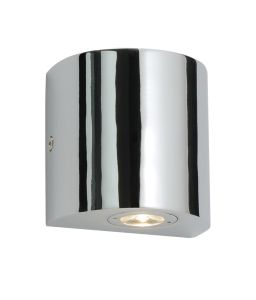 Flair 1lt Wall 1W LED IP44 Chr