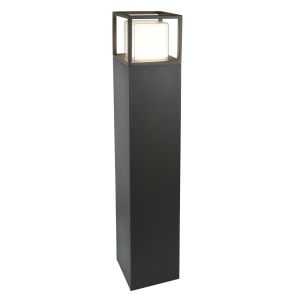 Ohio Outdoor LED Post (90cm Height), Dark Grey, Opal White/Clear Diffuser 3843-900GY-3000
