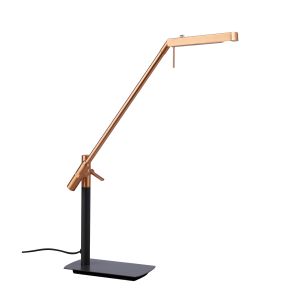 Phuket Table Lamp 1 Light 7W LED 3000K, 600lm, Touch Dimmer, Copper/Anthracite, 3yrs Warranty
