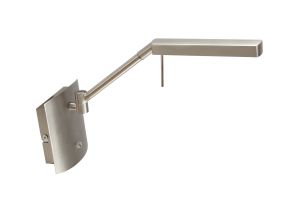 Phuket Wall Lamp 1 Light 7W LED 3000K, 600lm, Touch Dimmer, Satin Nickel, 3yrs Warranty