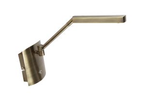 Phuket Wall Lamp 1 Light 7W LED 3000K, 600lm, Touch Dimmer, Antique Brass, 3yrs Warranty