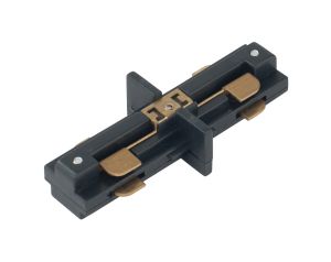Inline Connector Black Mains Track (single phase)