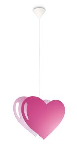 Amore Single Kids Pendant, 1 Light E27 Red