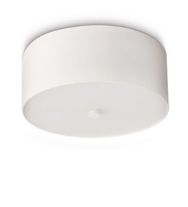 Squens Ceiling Lamp, 3 Light Integrated LED White/Glass