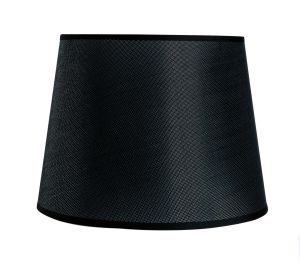 Habana Black Round Shade 200 x 152mm, Suitable for Wall Lamps