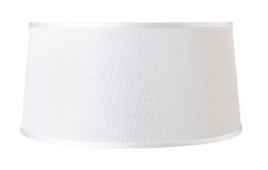 Habana White Round Shade 410/450mm x 215mm, Suitable for Pendant Lights