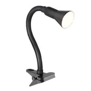 Desk Partners - Black Flex Clip Task Lamp