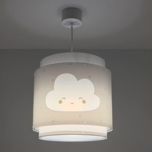 BABY DREAMS Childrens Pendant Lamp 1xE27 Cloud Grey