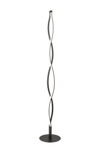 Sahara Brown Oxide Floor Lamp 21W LED 2800K, 1470lm, Dimmable Brown Oxide/White Acrylic, 3yrs Warranty