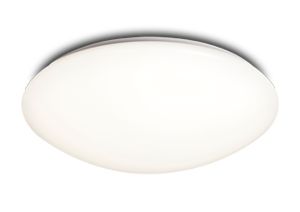 Zero E27 50cm Flush Ceiling/Wall 5x20W Large, White Acrylic