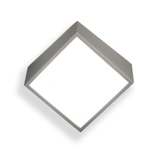 Mini IP44 Wall Light Square 2x5W G9 LED (not incl.), Silver