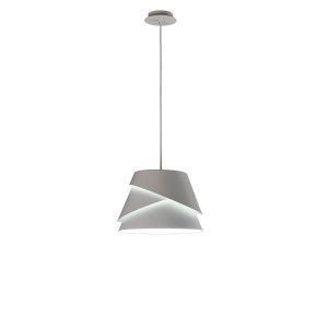 Alboran Pendant Small 1x40W (No Inc), Alumimium/ Iron