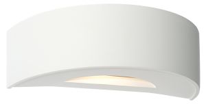 Saxby 42805 Stanford Single Wall Light Plaster/White Finish