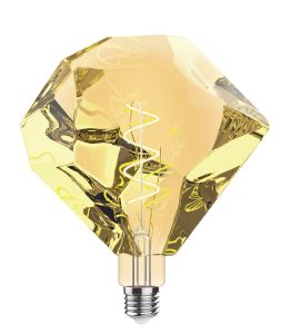 Classic Style LED Type E E27 Dimmable 220-240V 4W 2100K, 200lm, Amber Finish, 3yrs Warranty
