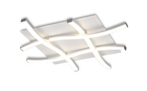 Nur Blanco Ceiling 34W LED 4000K, 2600lm, Dimmable, White/Frosted Acrylic, 3yrs Warranty