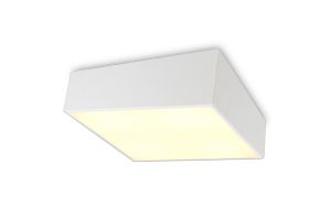 Mini Ceiling 45cm Square, 5 x E27 (Max 20W), White