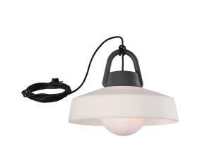 Kinke 40cm Pendant,1 x E27,IP65 Anthracite,2yrs Warranty