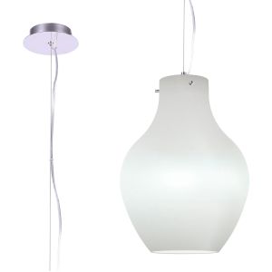 Anfora Pendant 28cm Round, 1 x E27 (Max 60W), White
