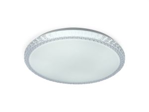 Nmedicings Ceiling 24W LED With Remote Control 3000K-6000K, 1550lm, White / Clear Acrylic, 3yrs Warranty