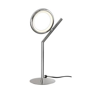 Olimpia Table Lamp, 8W LED, 3000K, 600lm, IP20, Chrome, 3yrs Warranty
