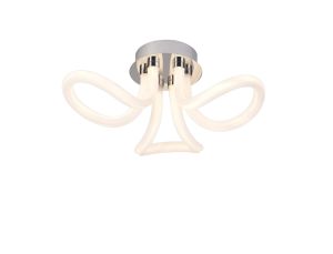 Knot II Ceiling, 40W LED, 3000K, 3000lm, IP20, Chrome, 3yrs Warranty