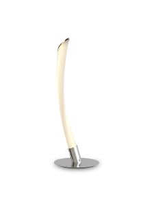 Armonia 1 Light Table Lamp, 10W LED, 3000K, 750lm, Polished Chrome/Frosted Acrylic, 3yrs Warranty