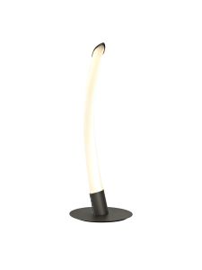Armonia 1 Light Table Lamp, 10W LED, 3000K, 750lm, Titanium/Frosted Acrylic, 3yrs Warranty