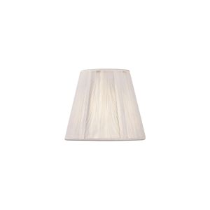 Clip On Silk String Shade Ivory White 80/130mm x 110mm