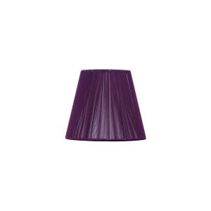 Clip On Silk String Shade Aubergine 80/130mm x 110mm