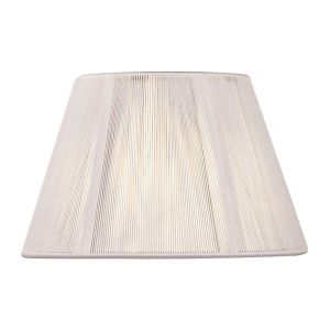 Silk String Shade Ivory White 250/400mm x 250mm