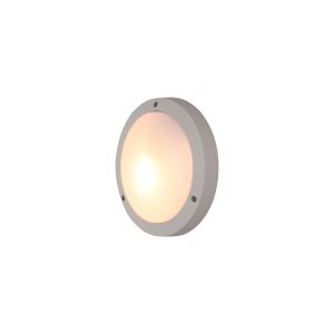 Daru Plain Bulkhead Wall Lamp, 1 Light E27, Sand White, IP54