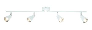 HIRO BAR GLOSS WHITE 4 X 50W/DIMMABLE. 135mm X 825mm/IP20