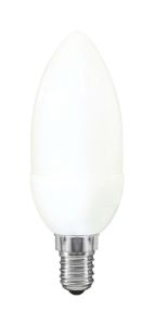 Extra Mini Supreme Candle E14 9W 2700K Compact Fluorescent