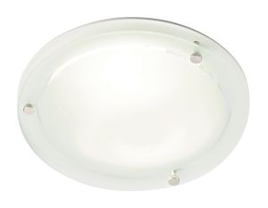 Saxby 51849 Alaska Frosted Drop Glass Accessory Gloss White