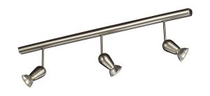 Domus 3 Light Spotlight GU10, Satin Nickel