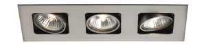 Artemis Triple GU10 Recessed Downlighter, Chrome