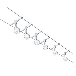 Track & Spotlight - 6 X LED Head Suspension Wire Kit System
