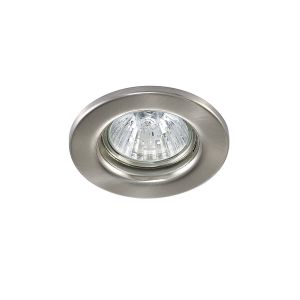 Hudson GU10 Fixed Downlight Satin Nickel (Lamp Not Included), Cut Out: 60mm