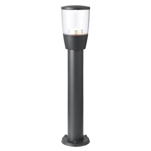 Canillo Single Outdoor Pedestal Anthracite Paint/Clear Finish 