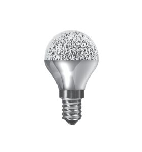 Kaleido LED Ball E14 Dimmable 3.5W White 6400K, 270lm, Chrome Finish, 3yrs Warranty