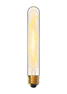 Classic Deco LED 185mm Tubular Z E27 Dimmable 4W 4000K Natural White, 300lm, Clear Glass, 3yrs Warranty