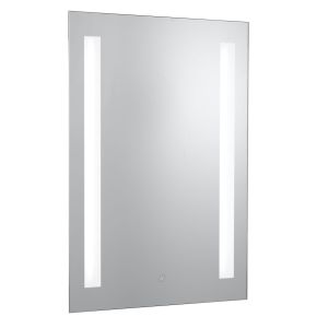 Mirror Bathroom Light IP44 - 2 Light Touch Bathroom Mirror With Shaver Socket