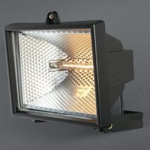 Faro Wall Lamp Floodlight 1 Light IP44 Exterior Black Aluminium/Glass 74900/71/30