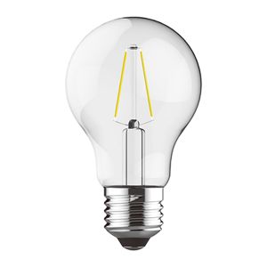 Value Classic LED GLS E27 2W Cool White 4000K, 250lm, Clear Finish