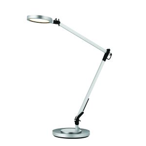 Jak Single Touch LED Table Lamp Silver/Matt Black Finish Finish